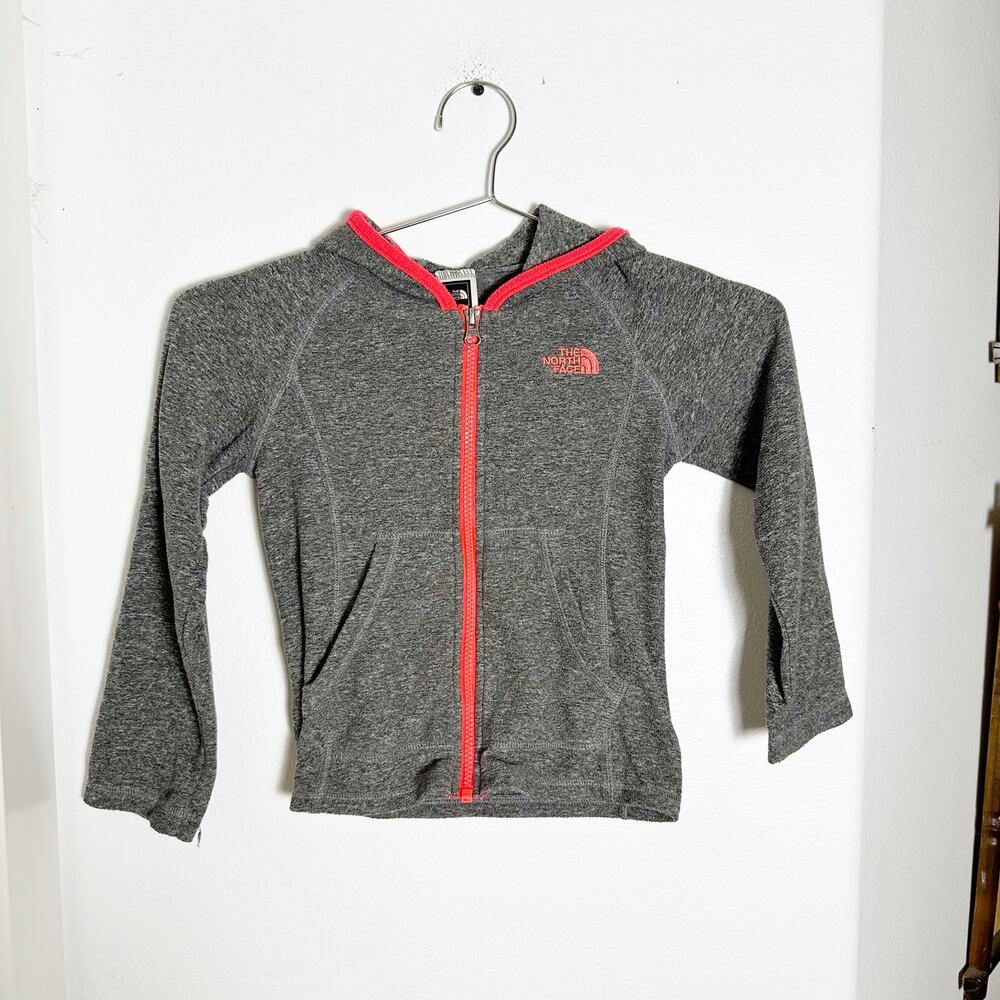 The North Face Kid's Girl's Gray Fleece Sweatshirt sz XXS